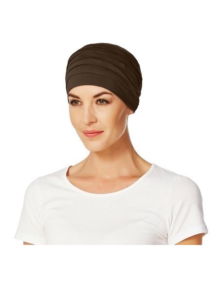Yoga Turban 1000 0265 marrón oscuro