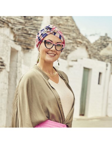 HocLotus Turban - Printed Linen