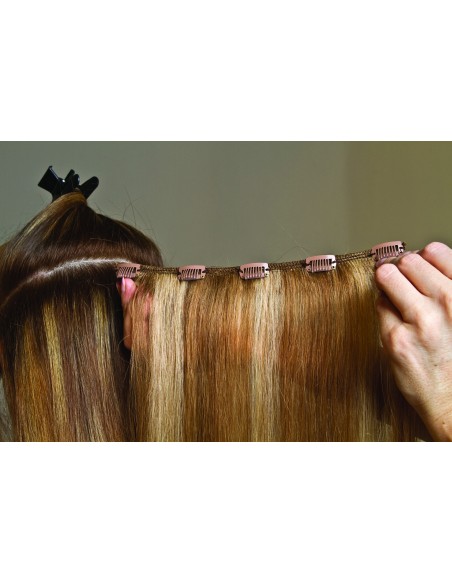 Extensiones cabello tejido clip Kitfive